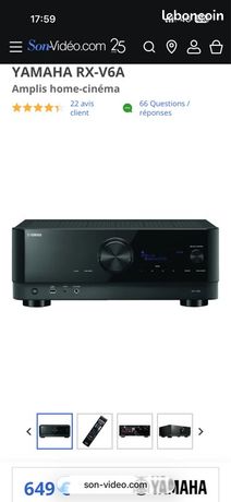 Ampli home cinéma Yamaha RX-V6A