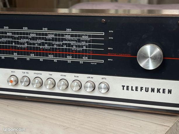 Ampli Tuner HiFi Telefunken des années 70
