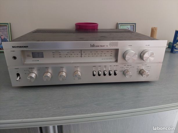 Ampli Tuner Schneider TA 4000 vintage hifi