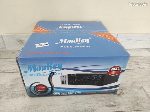 Amplificateur son Moukey 220w - Neuf jamais servi Dans son carton d'origine complet