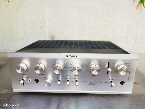 Amplificateur intégré SONY 1130, look vintage