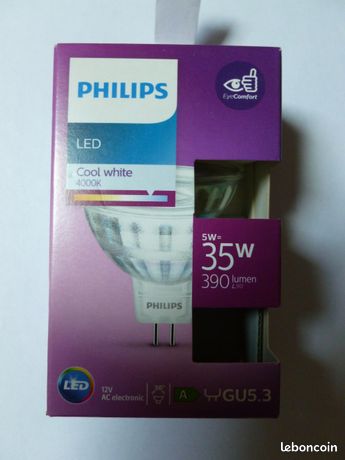 Ampoule Led blanc Froid GU5.3/ 35w