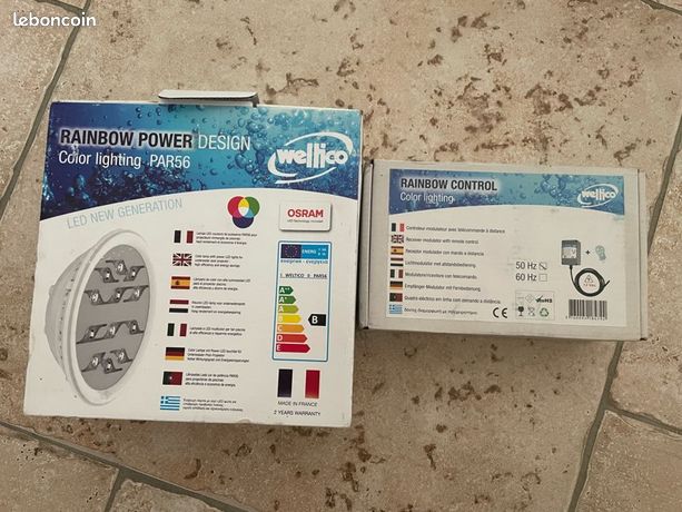 Ampoule piscine couleur + télécommande weltico