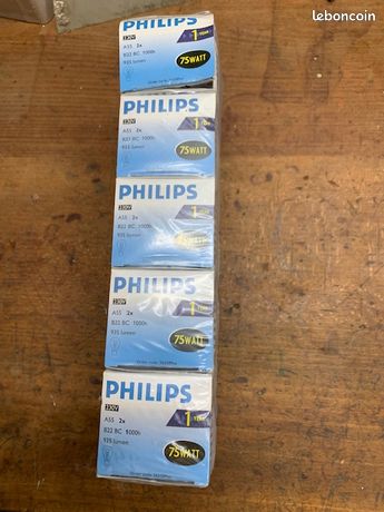 Ampoules Philips B22 75 w 230-240v