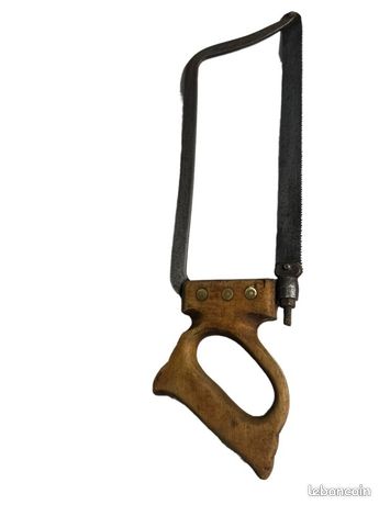 ANCIENNE ScieÀ OS -Scie à métaux vintage- MANCHE EN BOIS