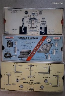 Anciennes regles a calcul - abaques 977