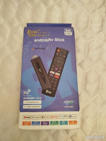 Android TV Stick 4K 2GB RAM 16GB Mini Smart TV Box WiFi 6 Quad-Core 64bit Dual 2.4G/5G HDR10+ Ultra USB HD Smart TV Stick Box Streaming Media