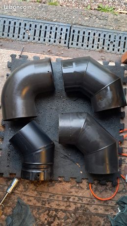 Angle 90 degrés 150mm corps de cheminée