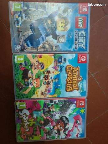 Animal crossing + Splatoon 2 + Lego city undercover
