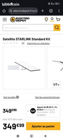 Antenne starlink neuf