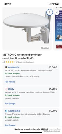 Antenne télé extérieure