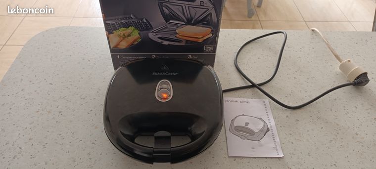 Appareil Croques Monsieur + Plaques pour gaufre