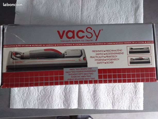 Appareil de mise sous vide VacSy