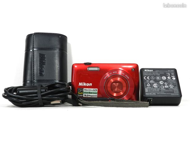 Appareil photo Nikon COOLPIX S4200 Rouge En Très Bon Etat