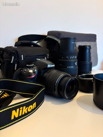 Appareil photo Nikon D3200 + accessoires