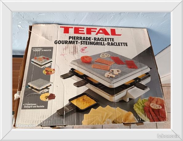 Appareil Tefal Pierrade-Raclette 2 en 1