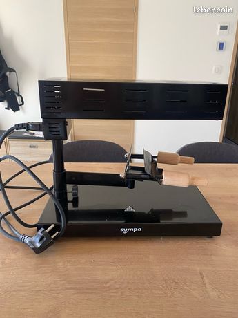 Appareil à raclette avec fromage entier