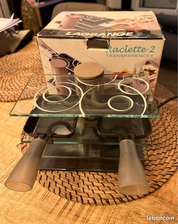 Appareil à raclette Lagrange transparence duo