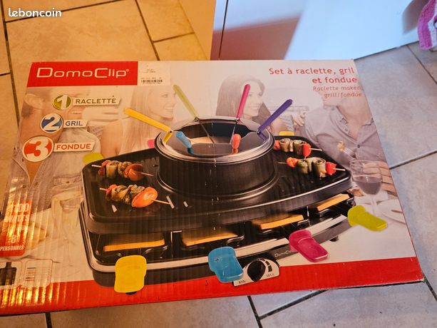 Appareil raclette 3en1
