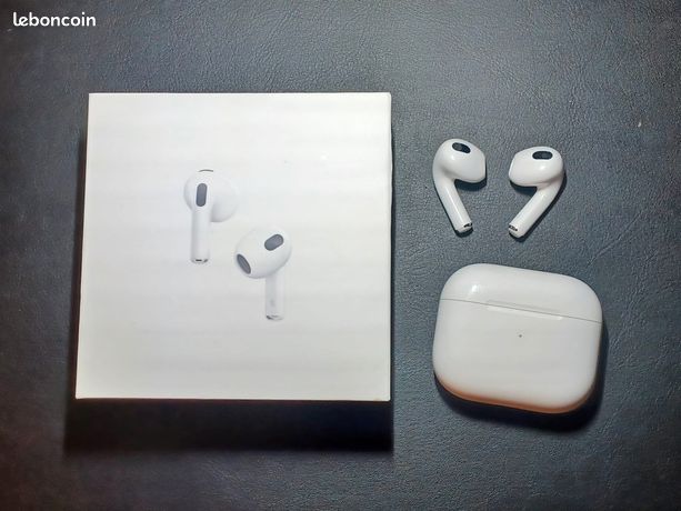 Apple Airpods 3 écouteurs + boîtier + emballage d'origine