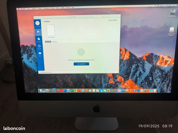 Apple iMac i5 2.50ghz 8g OS Sierra