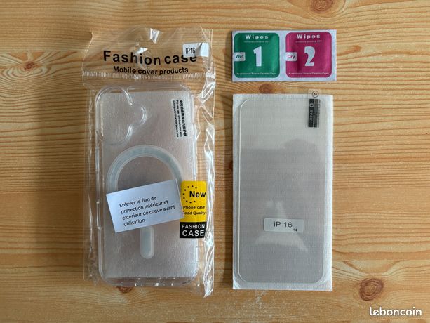 Apple iPhone 16 Coque + Verre Tremper