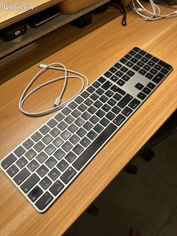 Apple Magic Keyboard T ouchID- clavier noir azerty