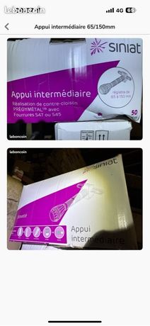 Appuie pour intermediaires 65/150mm