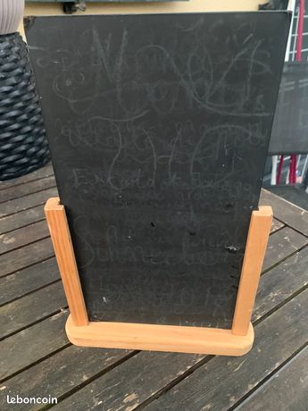 Ardoise GENERIQUE ardoise de table hêtre A4 restaurant