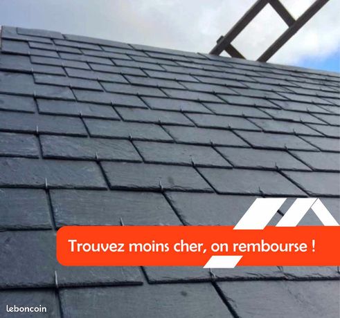 Ardoise toiture couverture A1-T1-S1 32x22 40x22 NF CE