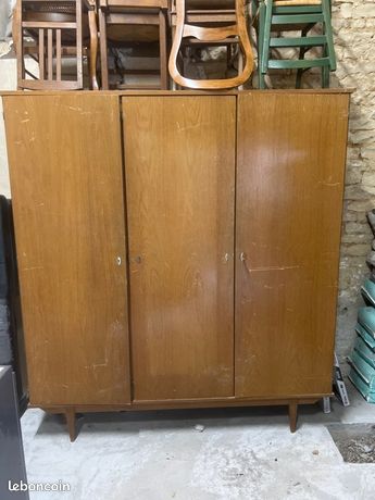 Armoire bois pour stockage garage ou autre