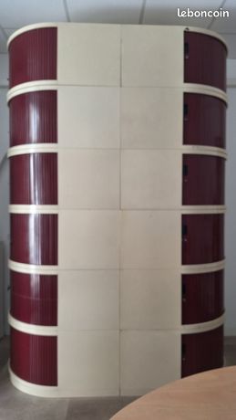 Armoire fichier rotatif vintage