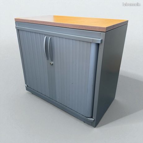 🔥 Armoire métallique Steelcase monobloc porte coulissante – Compacte, robuste et design – 🔥