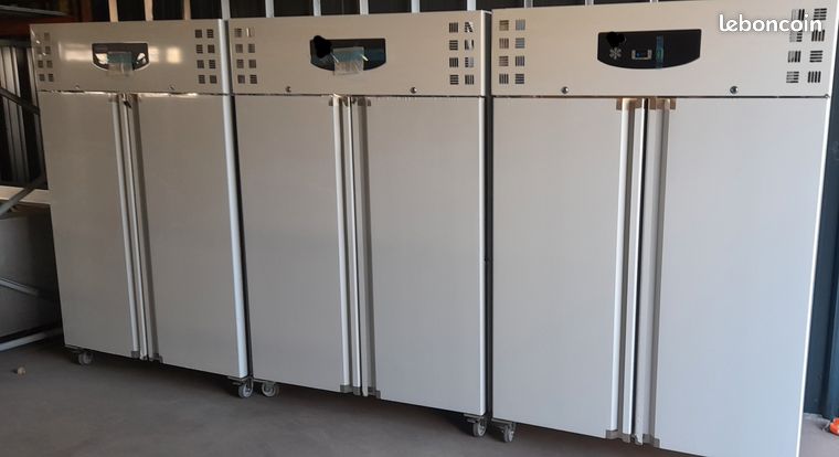 Armoire positive inox 2 portes 1200l neuve - 1490 euros ht- chr47