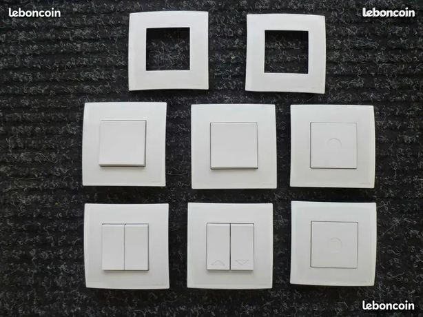 Arnould interrupteurs + obturateurs + enjoliveurs