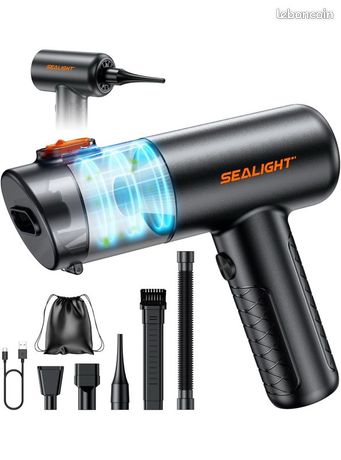 Aspirateur à Main sans Fil 25000PA Aspirateur Voiture Puissant sans Fil avec Batterie Grande Capacité