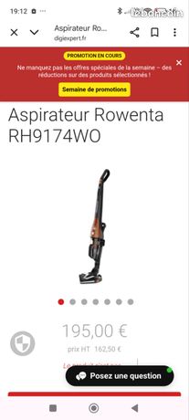 Aspirateur balai Rowenta RH9174W0