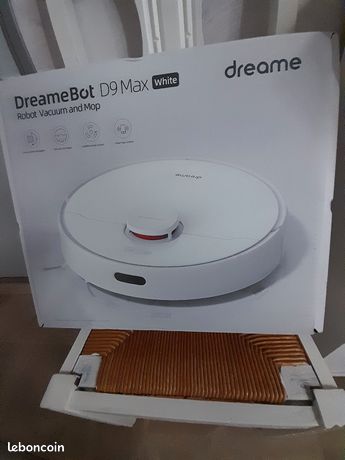 Aspirateur Dreame bot D9 max blanc neuf