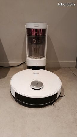Aspirateur robot 2en1 avec base