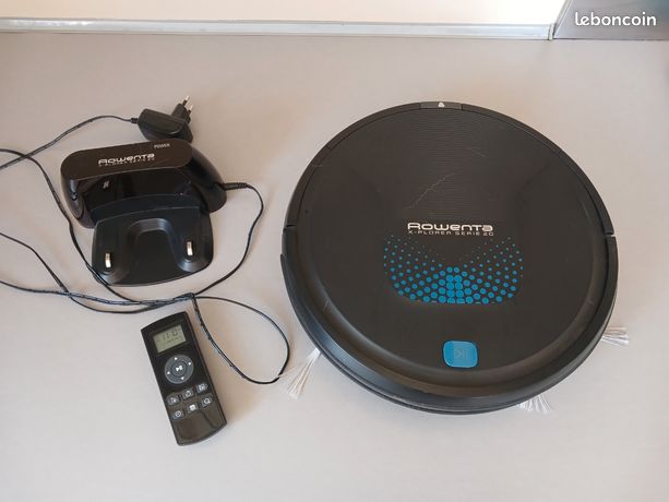Aspirateur robot ROWENTA serie 20 Servi une dizaine de fois.Très bon étatdans son emballage Plus dutilité.Valeur actuel 280 sur Amazon À récupérer sur place