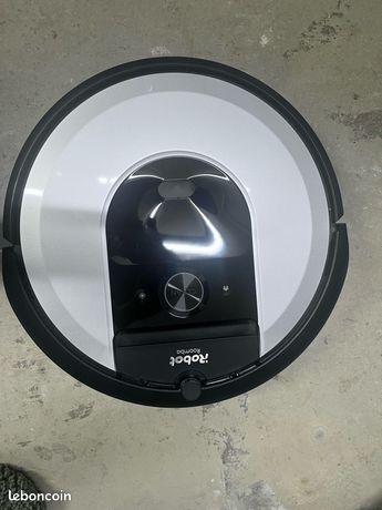 Aspirateur robot + Système d'autovidage Roomba i7+ - gris clair et noir