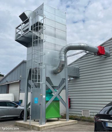 Aspiration dépoussiérage menuiserie A.G. MAT comme neuve 80k neuf