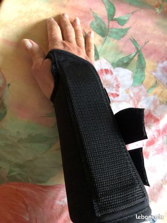 Attelle pour poignée droit
