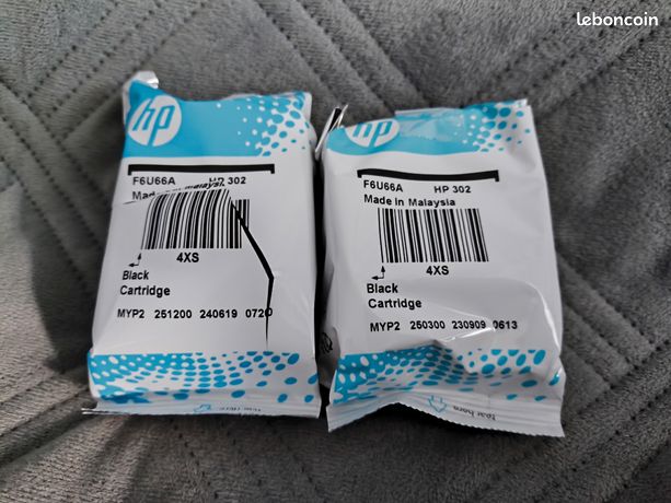 Attention : *2 cartouches VIDES HP302