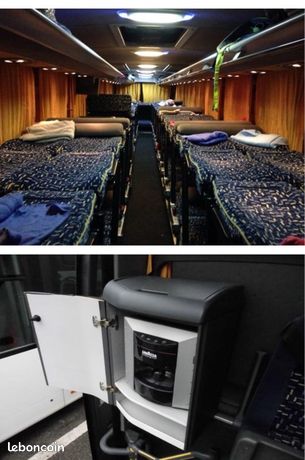 Autocar couchettes à vendre