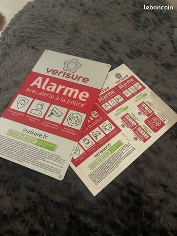 Autocollants et Plaque Verisure