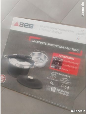 Autocuiseur SEB cocotte 3 en 1 TEMPO