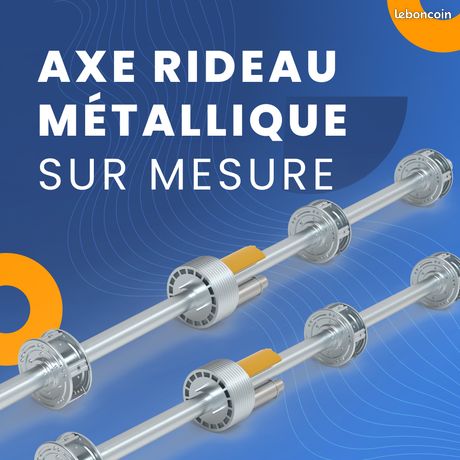 Axe rideau métallique