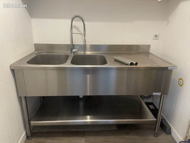 Bac plonge inox + douchette