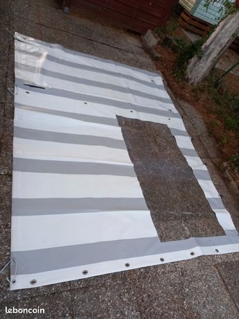 Bache latéral gauche mobil home